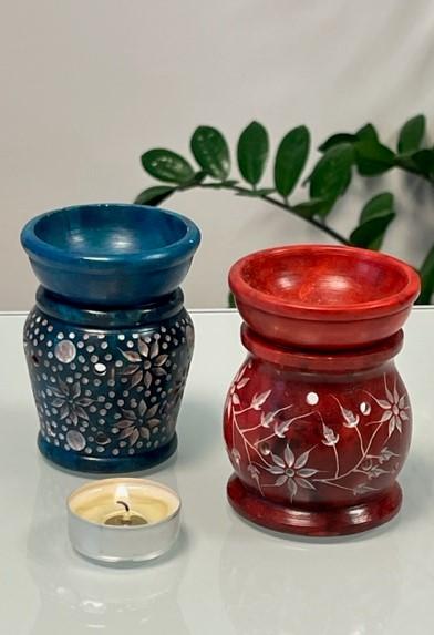 Aroma lampa "Kvetinky", ( červená a modrá)