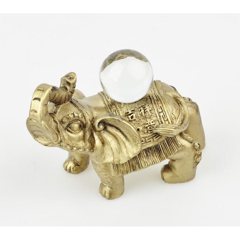 A/ Zlatý slon " symbol blahobytu a hojnosti" (6x7cm)